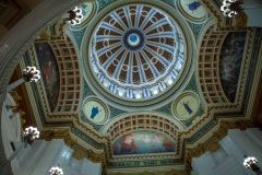 Interior of the Pennsylvania legislature building in Harrisburg, PA