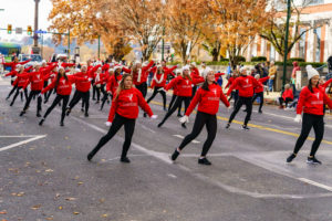 Dancers in the Harrisburg Holiday Parade