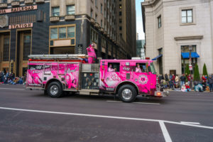 Pink Fire Truck Beating Breast Cancer