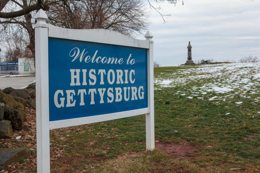 Historic Gettysburg Sign