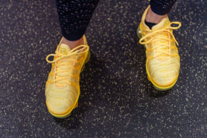 The Yellow Exercise Shoes