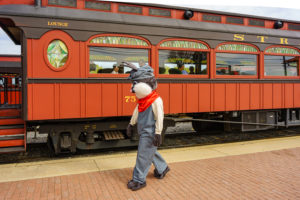 The Easter Bunny Rides the Rails