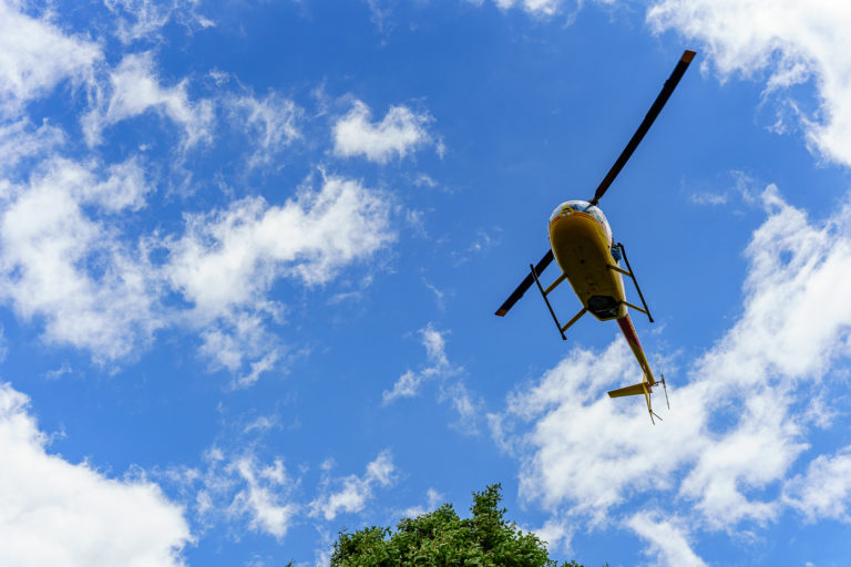 Helicopter Makes Candy Drop at Intercourse Community Park