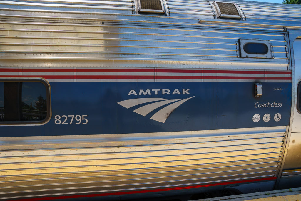 Amtrak in Elizabethtown photo by George Sheldon