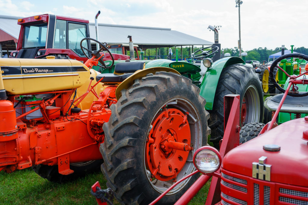 Farm Tractor zdiplay Photo by George Sheldon