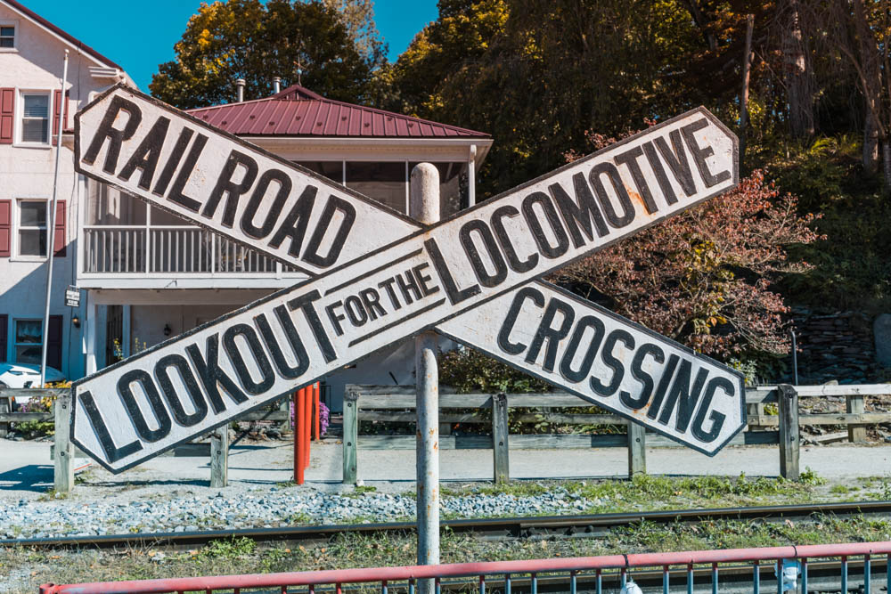 Raylway Crossing in Railroad, PA