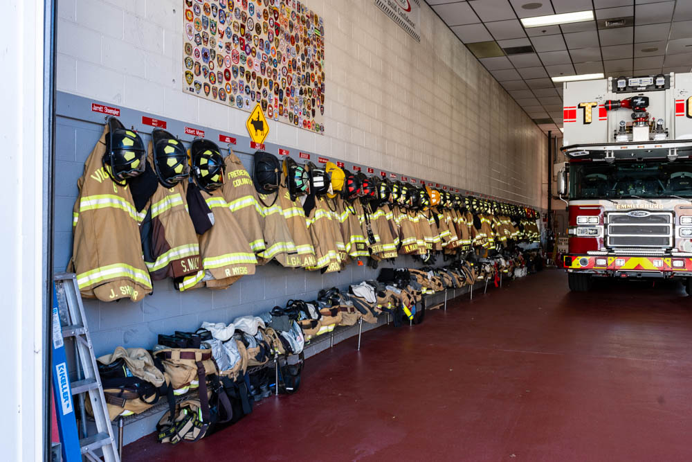 Firefighter Gear ready for the next call/