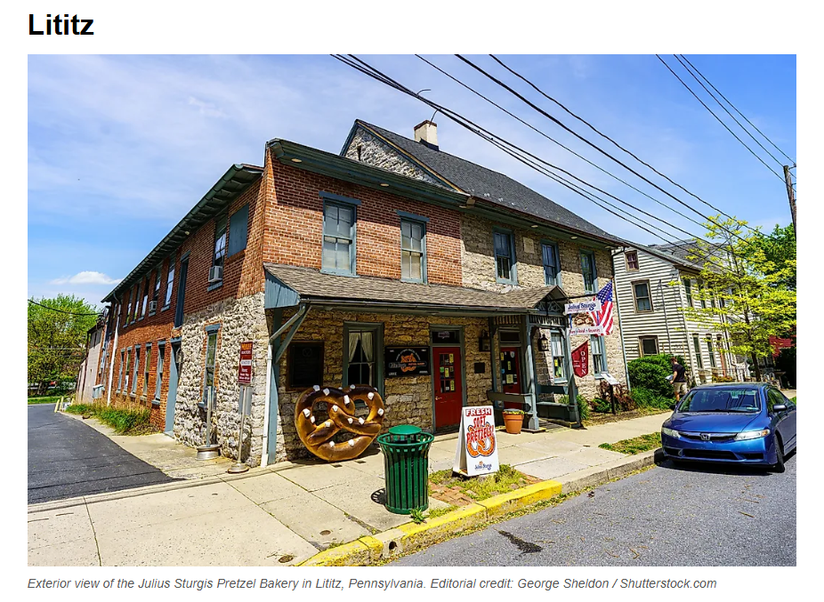 Sturgis Pretzel Bakery in Lititz PA - Photo by George Sheldon