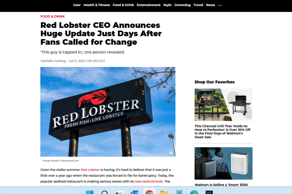 George Sheldon Image of Red Lobster