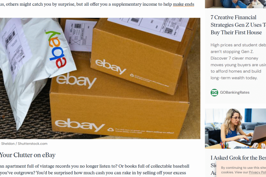 George Shekdib eBay boxes editorial image