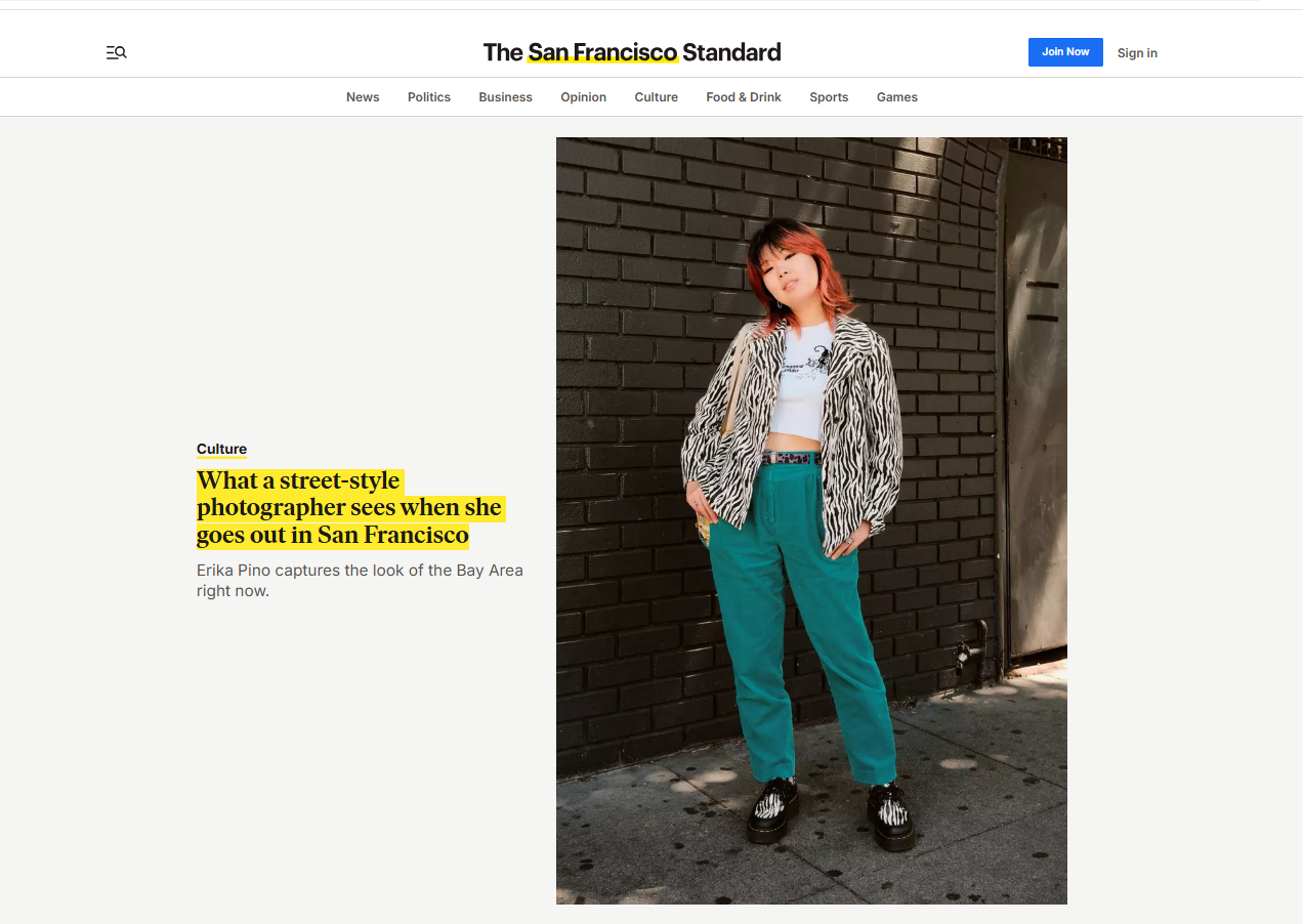 What a street-style photographer sees when she goes out in San Francisco