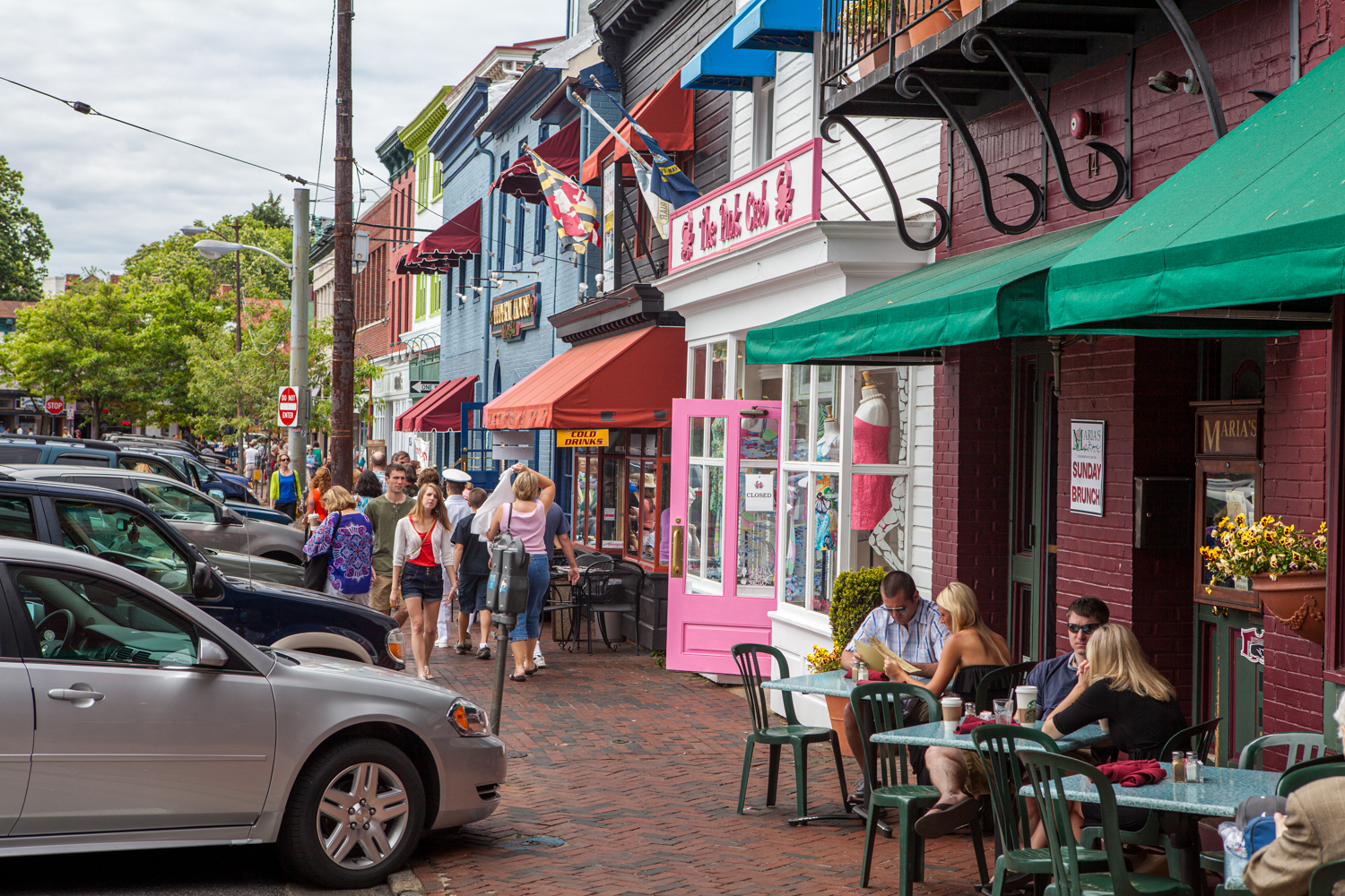 Annapolis, Maryland, near the harbor. 