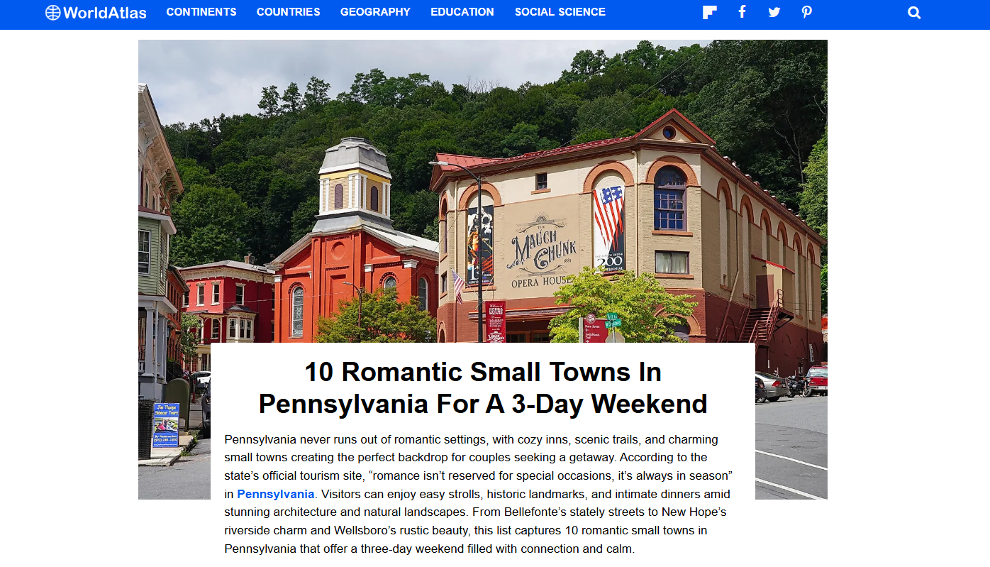Romantic Small Towns in Pennsylvania: A Visual Journey Through the Lens of George Sheldon